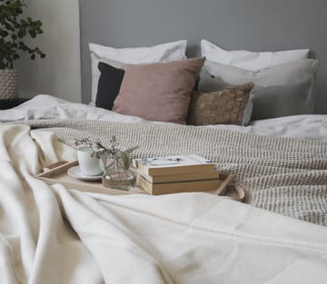 Colcha de cama Moss 160x260 cm - beige - Scandi Living