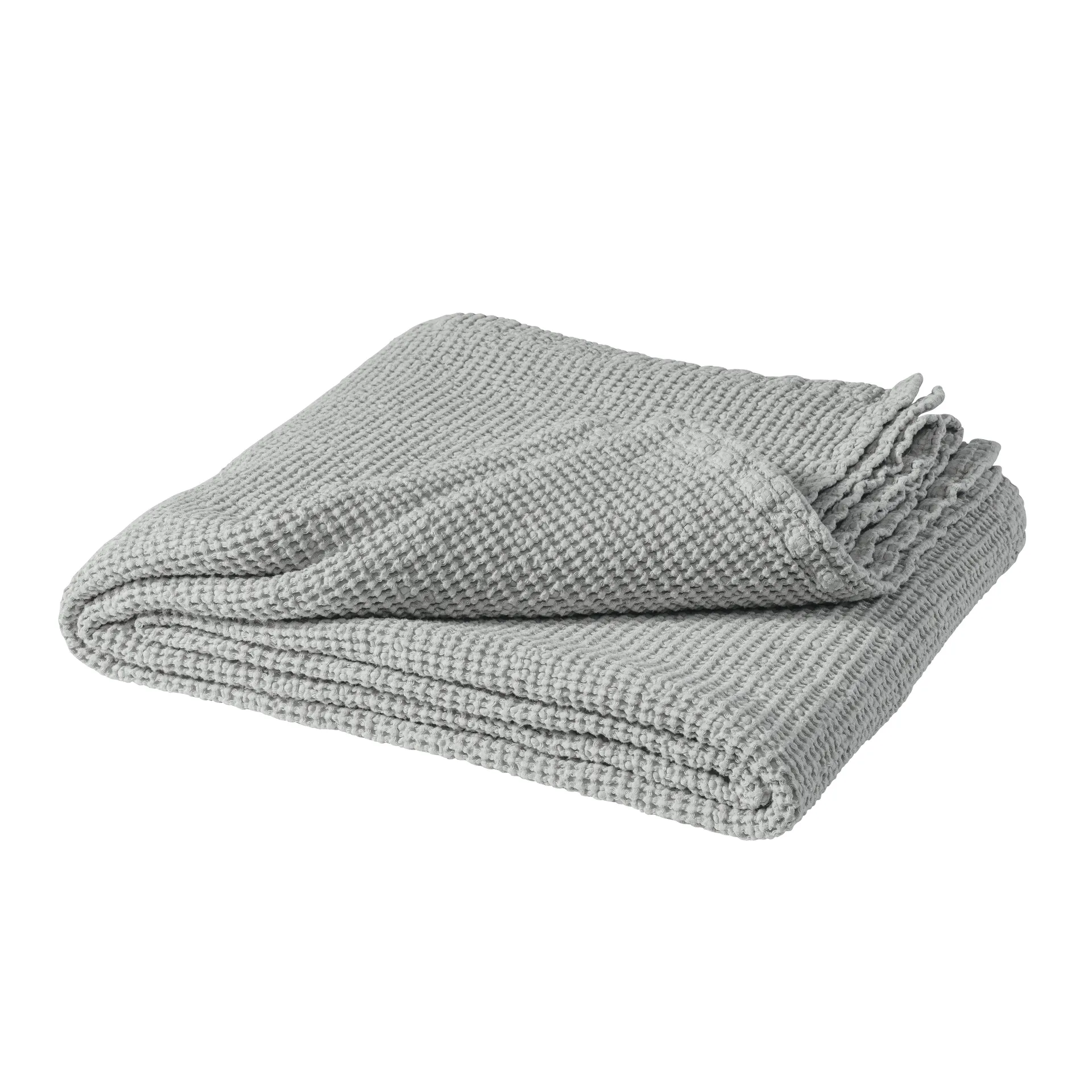 Colcha de cama Moss 160x260 cm, stone (gris claro) Scandi Living