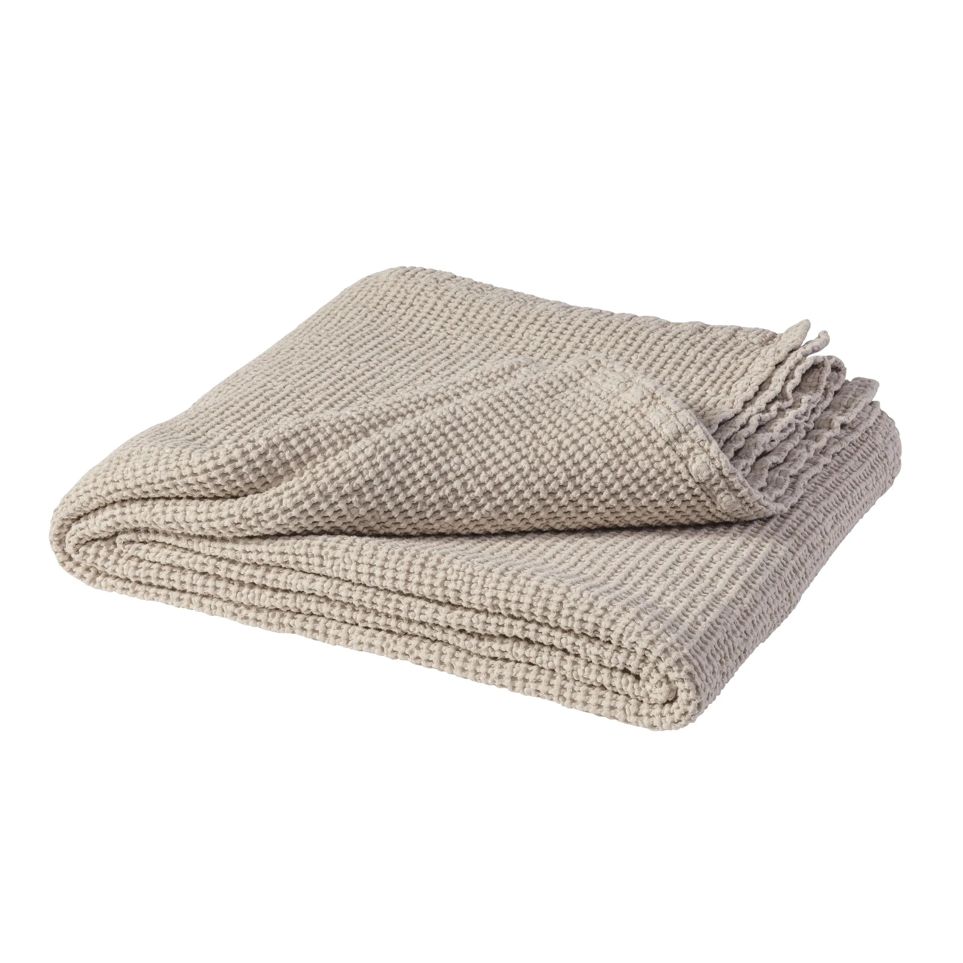 Colcha de cama Moss 260x260 cm, beige Scandi Living