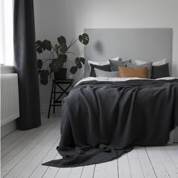Colcha de cama Moss 260x260 cm - charcoal (gris) - Scandi Living