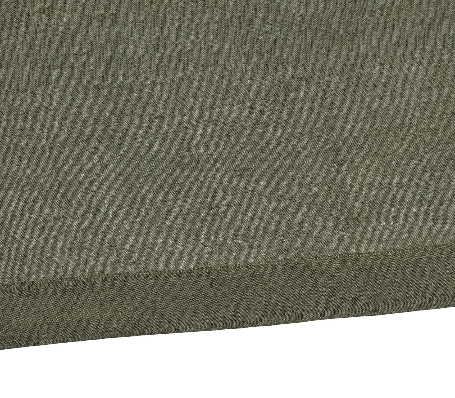 Cortina con multibanda Serenity 129x250 cm, Verde musgo Scandi Living