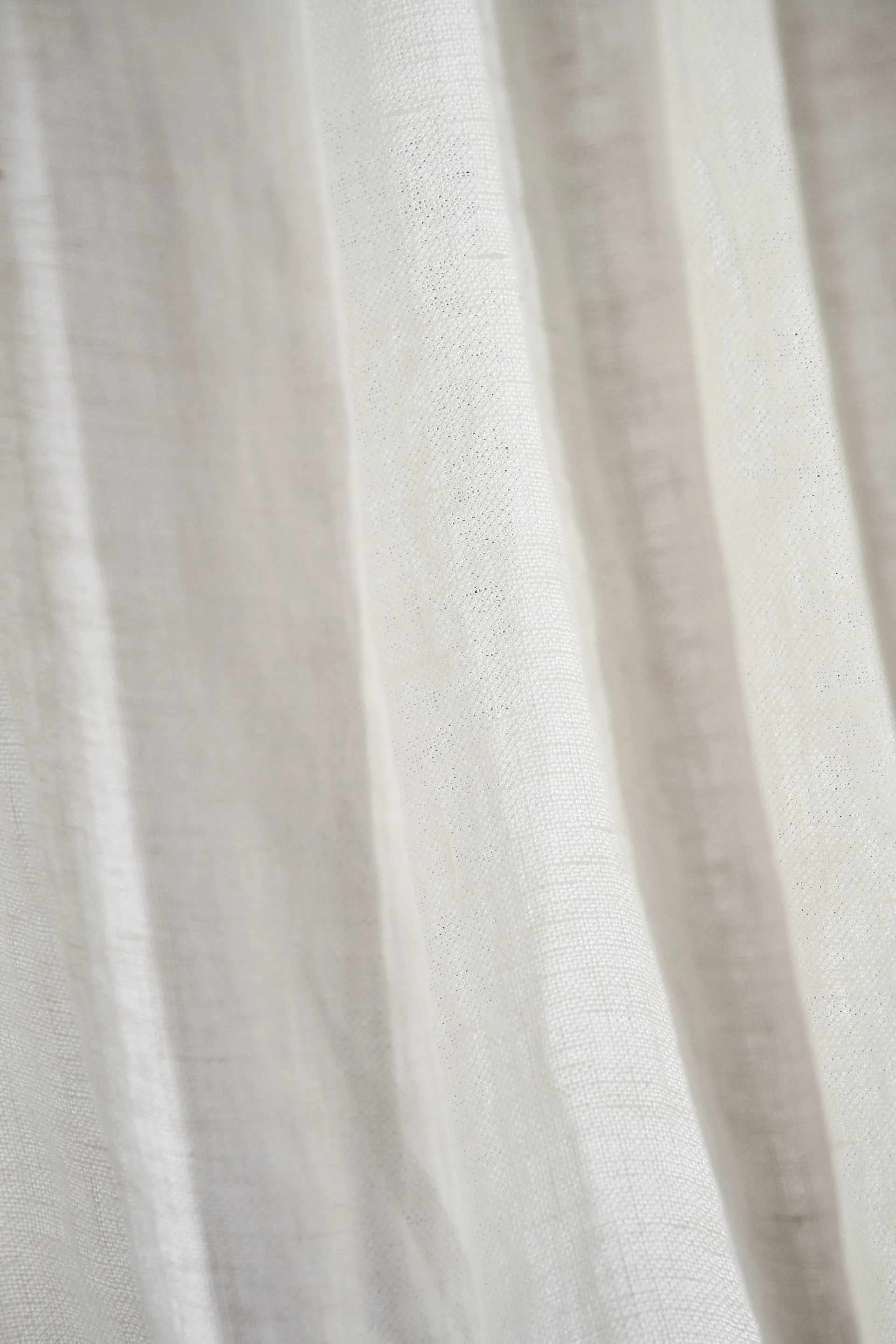 Cortina con multibanda Tranquility 139x250 cm, Blanco Scandi Living