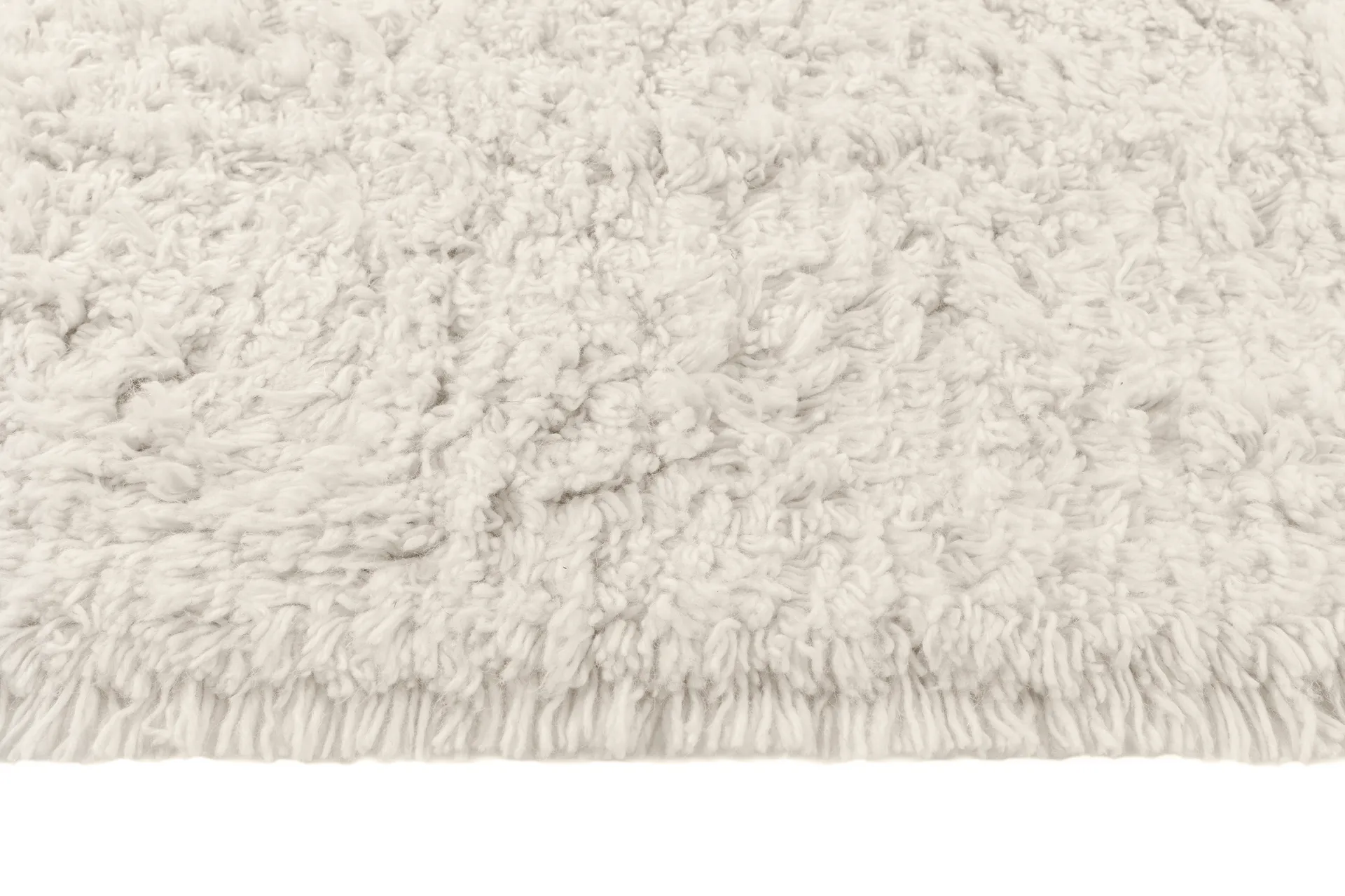 Cozy Alfombra de lana blanco natural, 170x240 cm Scandi Living