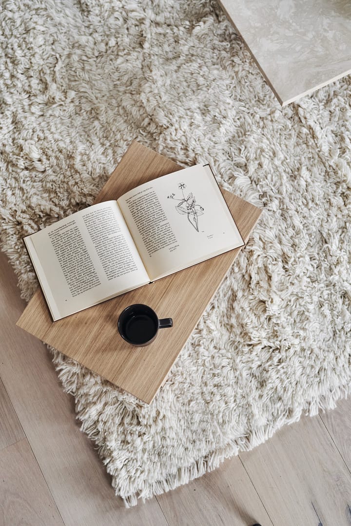 Cozy Alfombra de lana blanco natural, 170x240 cm Scandi Living