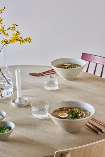 Cuenco de ramen Terra - Beige de gres, Ø20 cm - Scandi Living