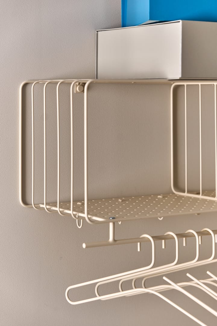 Estante perchero Nod 90 cm, Beige Scandi Living