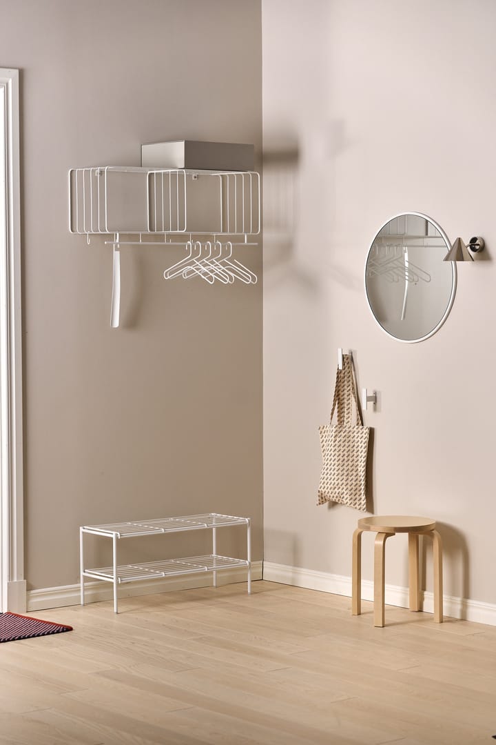 Estante perchero Nod 90 cm, White Scandi Living
