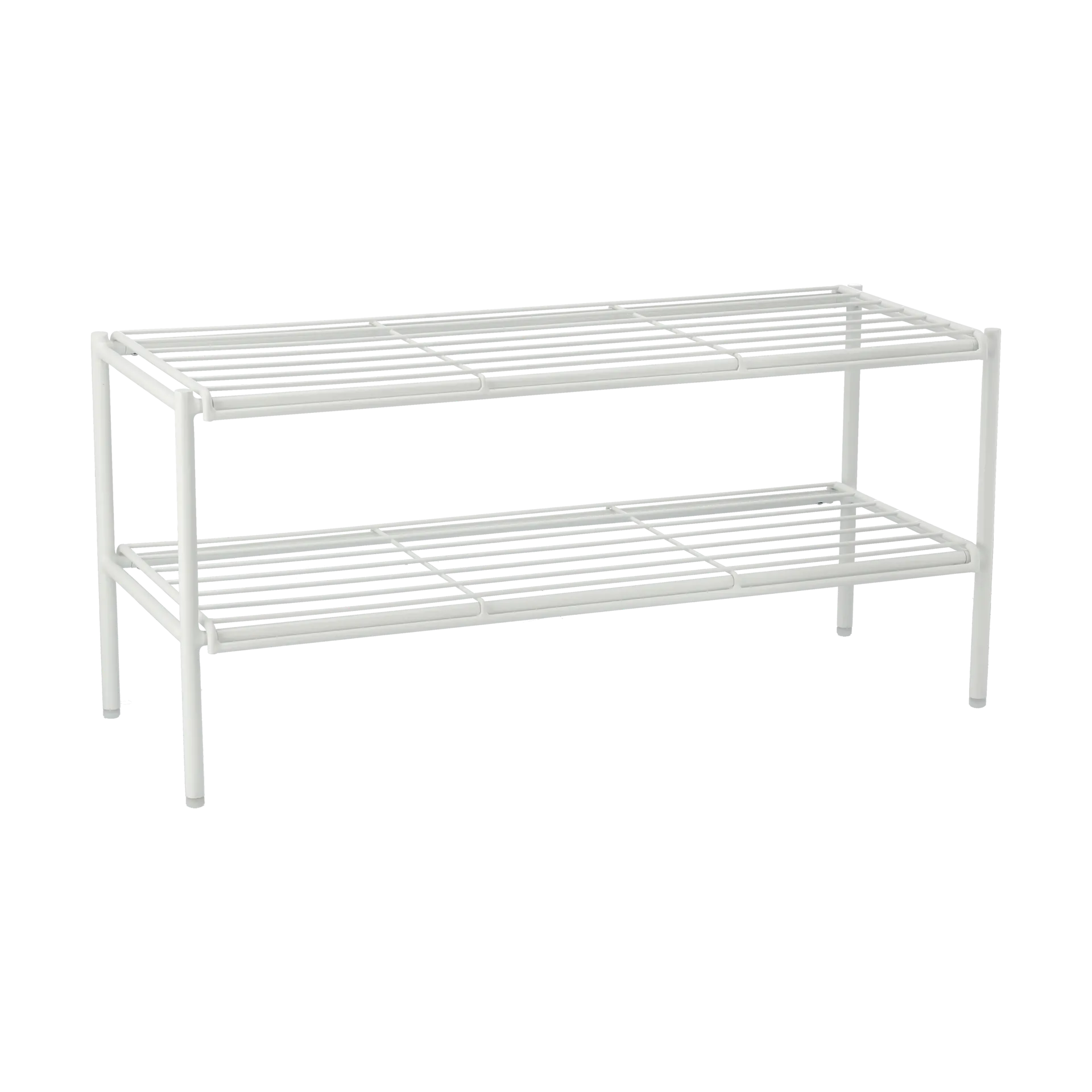 Estante zapatero Nod 80x30x37 cm, White Scandi Living