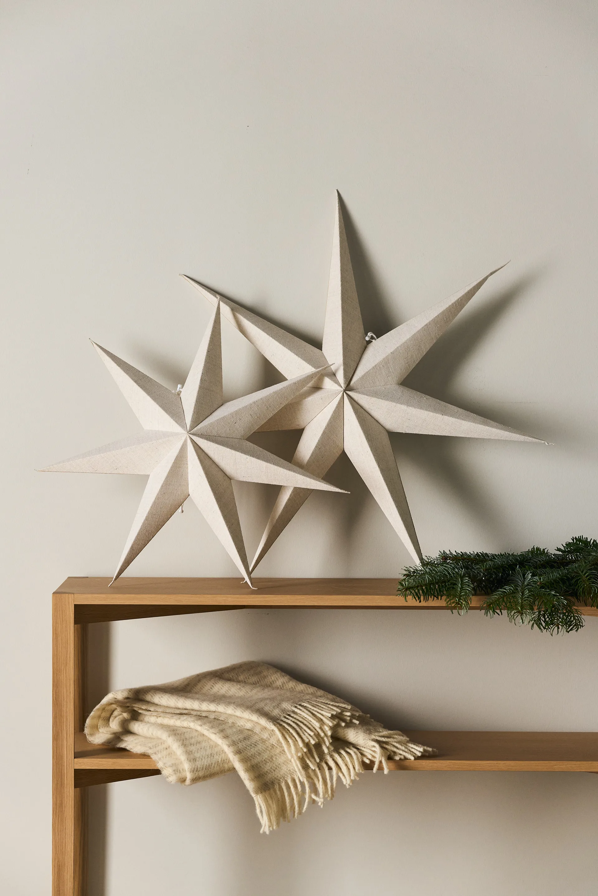 Estrella de Adviento Bare blanco, 60 cm Scandi Living
