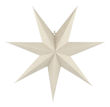 Estrella de Adviento Bare blanco - 60 cm - Scandi Living