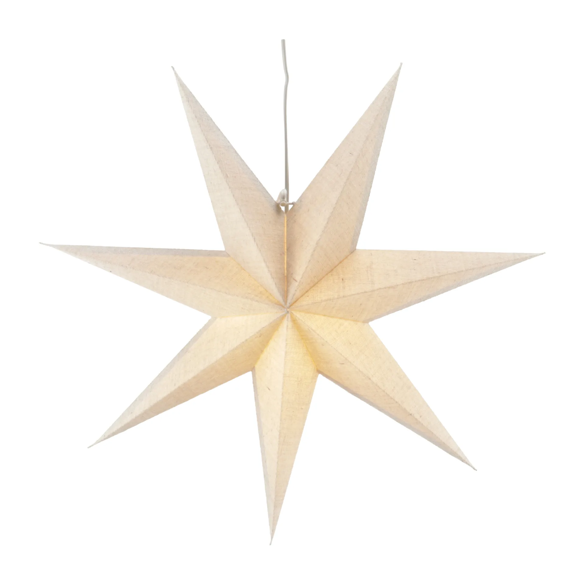 Estrella de Adviento Bare blanco, 60 cm Scandi Living