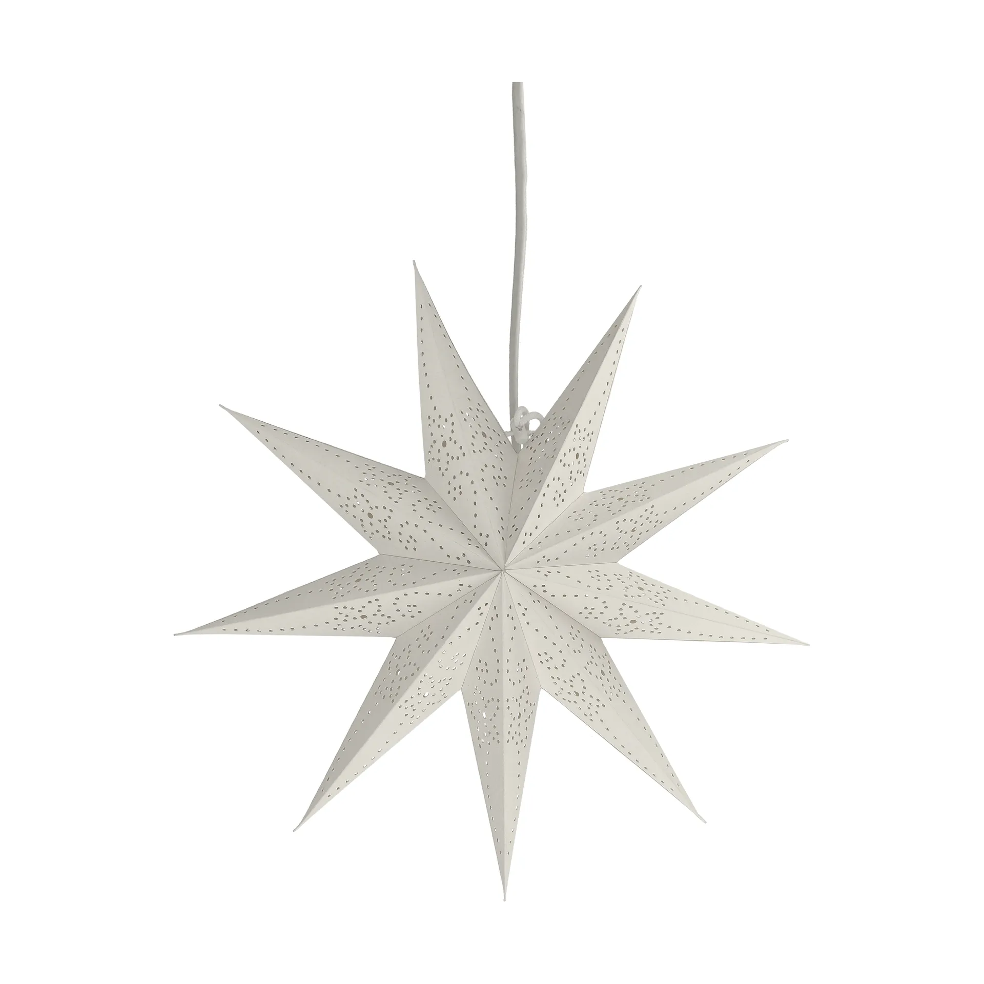 Estrella de Adviento Folk, Blanco, Ø45 cm Scandi Living