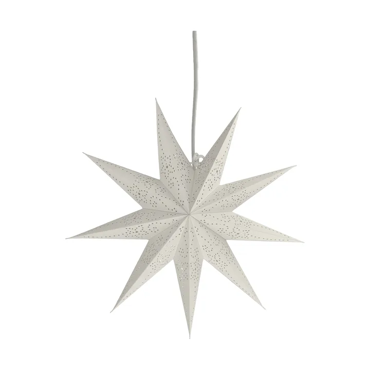 Estrella de Adviento Folk - Blanco, Ø45 cm - Scandi Living
