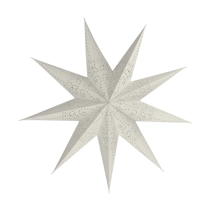 Estrella de Adviento Folk - Blanco, Ø45 cm - Scandi Living