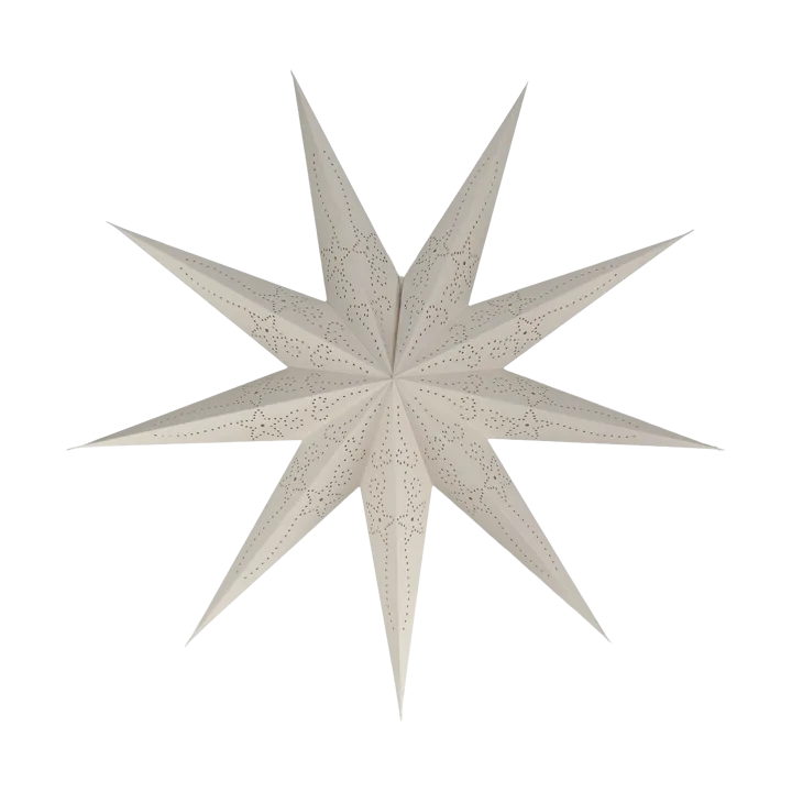 Estrella de Adviento Folk - Blanco, Ø80 cm - Scandi Living