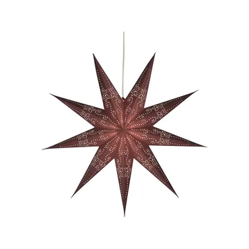 Estrella de Adviento Folk - Burgundy, Ø60 cm - Scandi Living