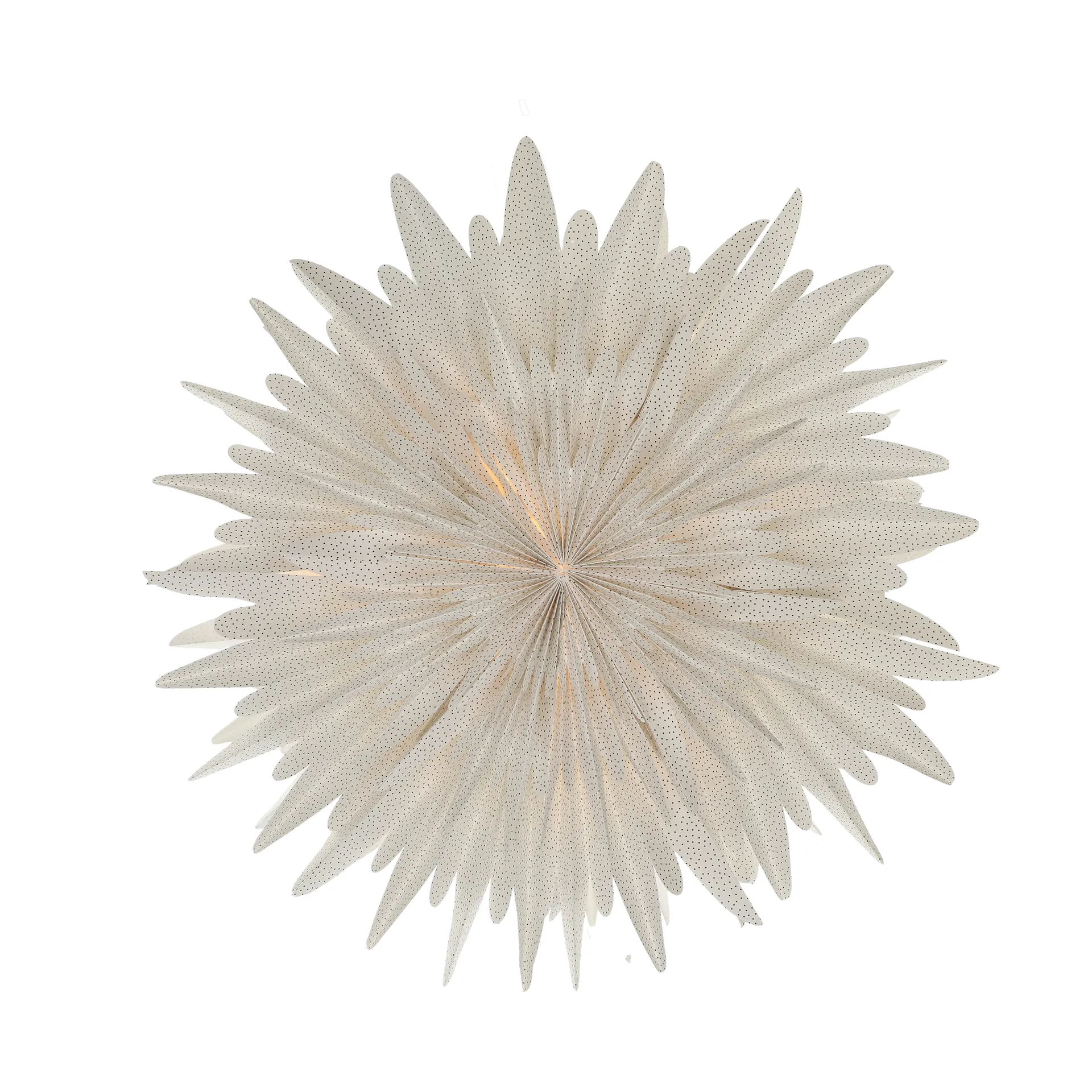 Estrella de Adviento Luna Ø80 cm paquete de 2 - Blanco con lunares Scandi Living