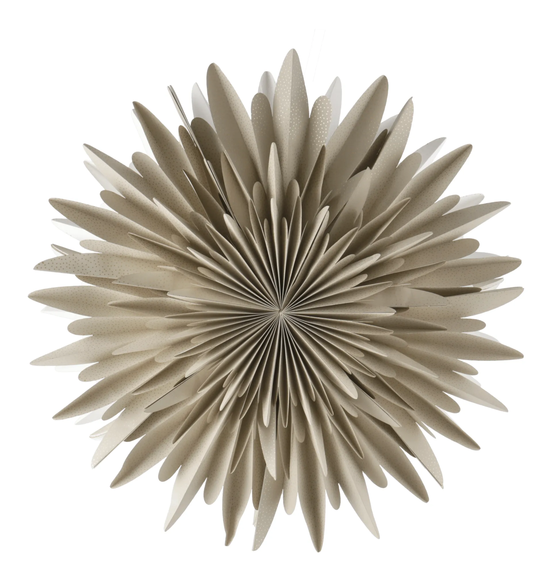 Estrella de Adviento Luna beige con puntos, 60 cm Scandi Living