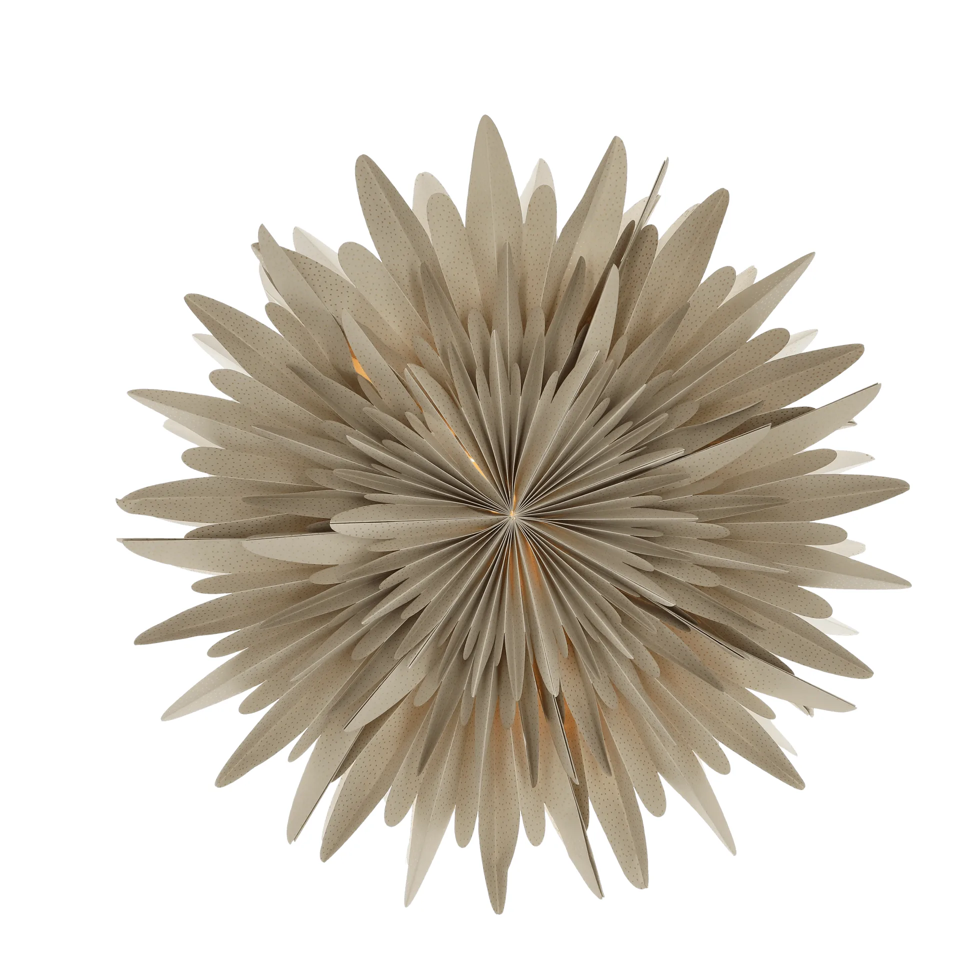 Estrella de Adviento Luna beige con puntos, 60 cm Scandi Living