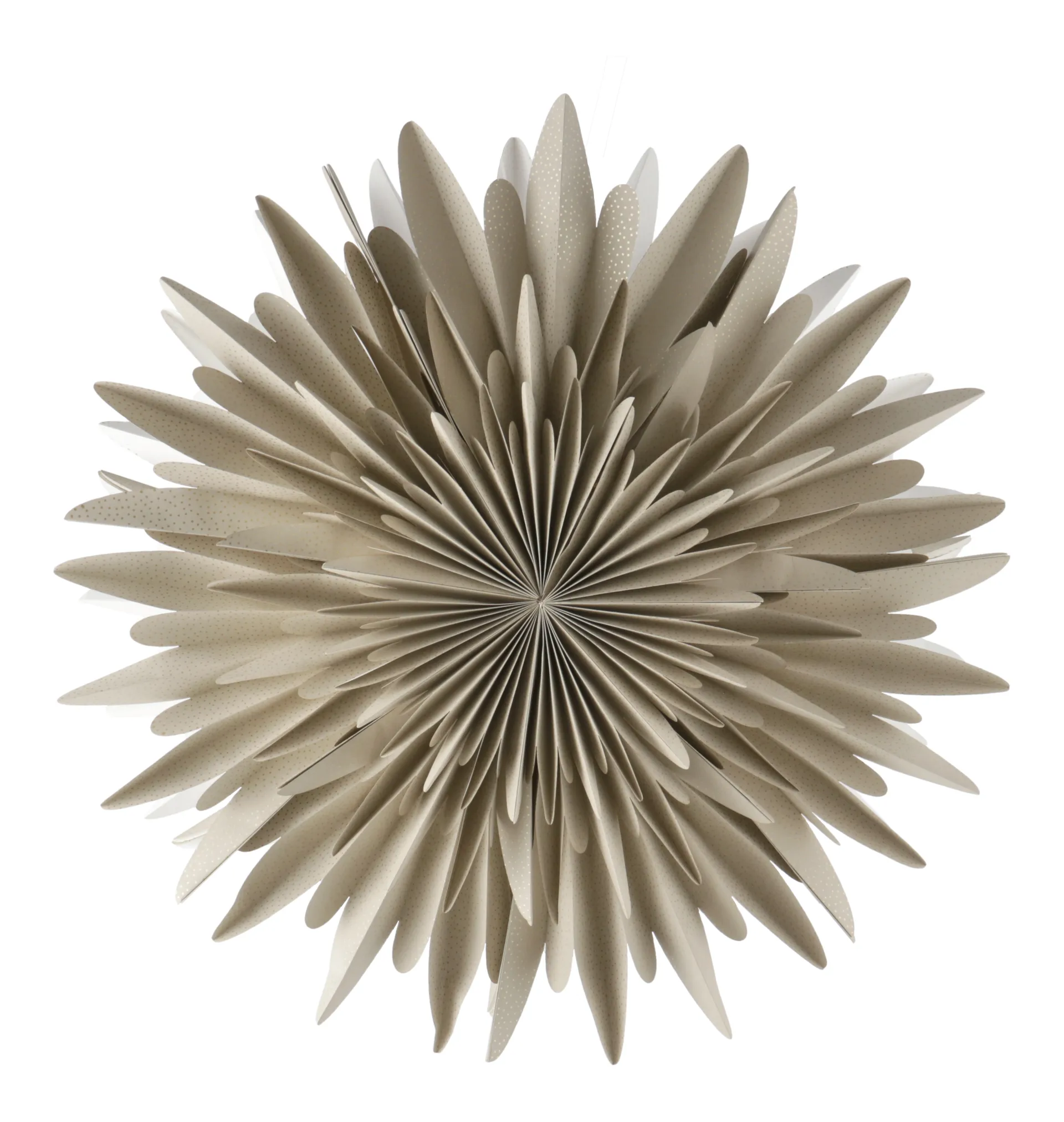 Estrella de Adviento Luna beige con puntos, 60 cm Scandi Living