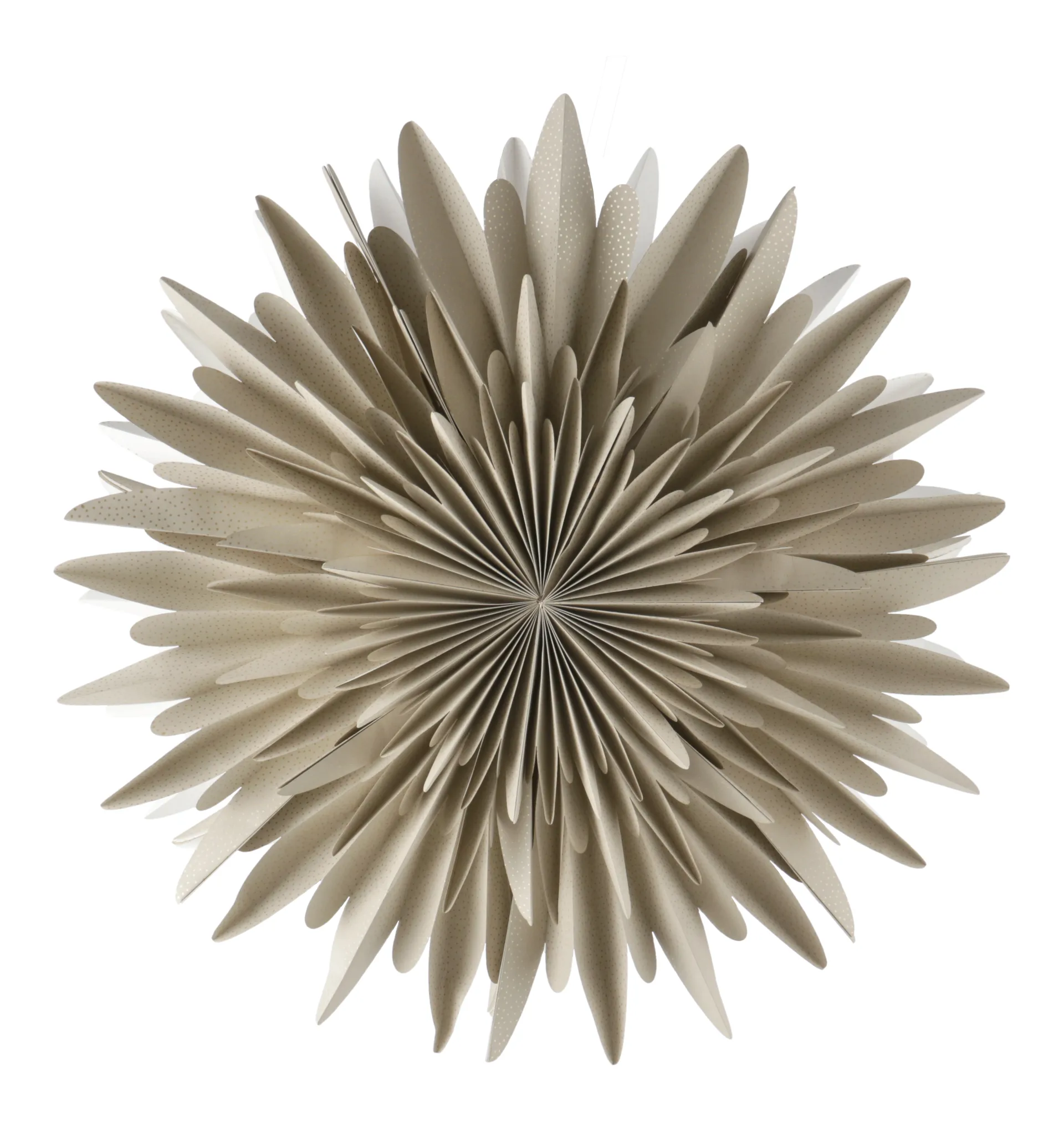 Estrella de Adviento Luna beige con puntos, 80 cm Scandi Living