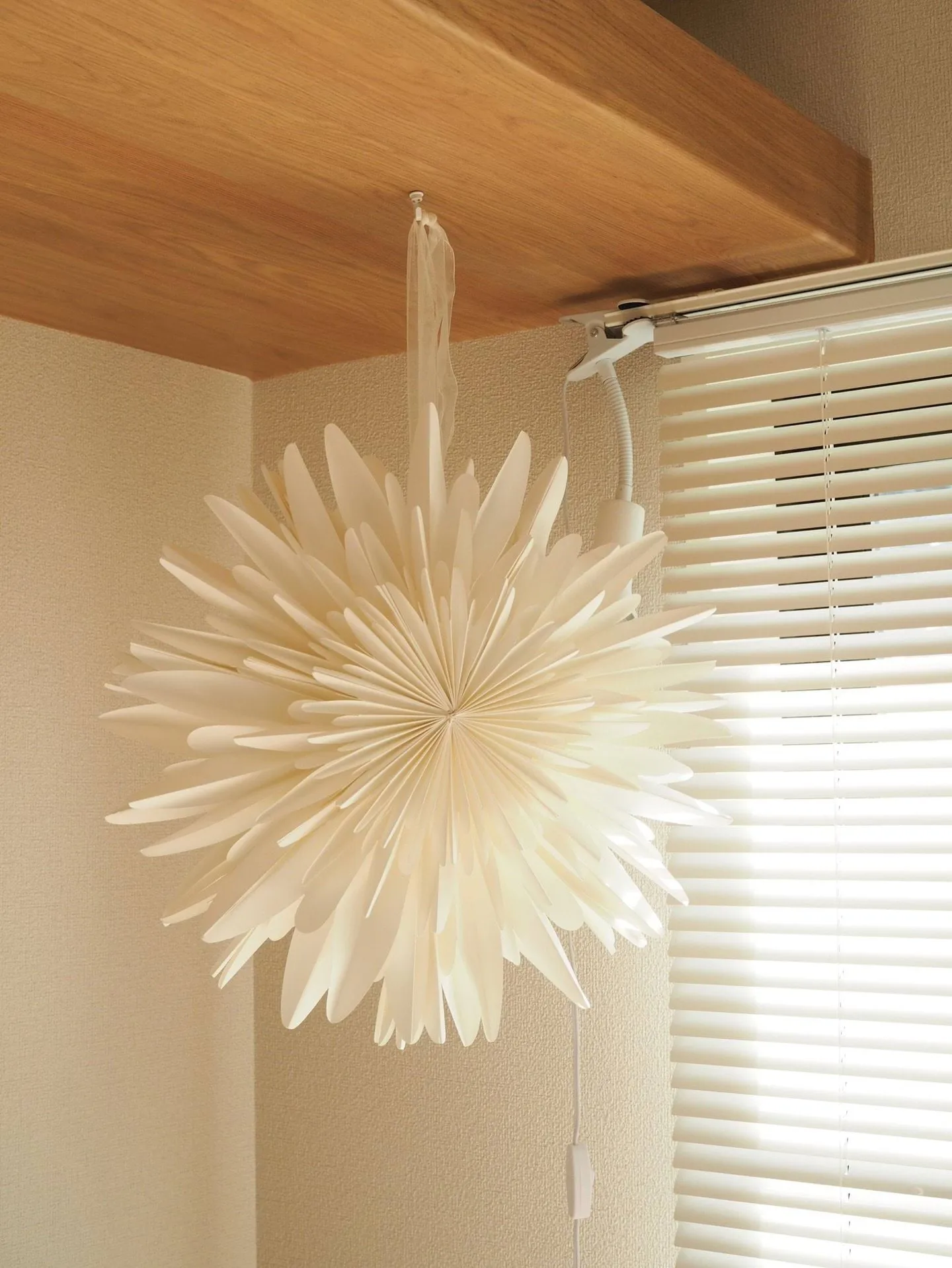 Estrella de Adviento Luna blanco, 45 cm Scandi Living