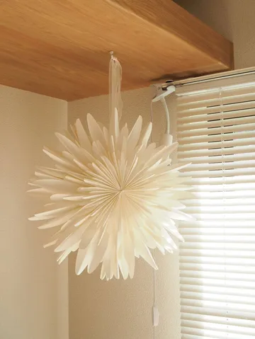 Estrella de Adviento Luna blanco - 45 cm - Scandi Living