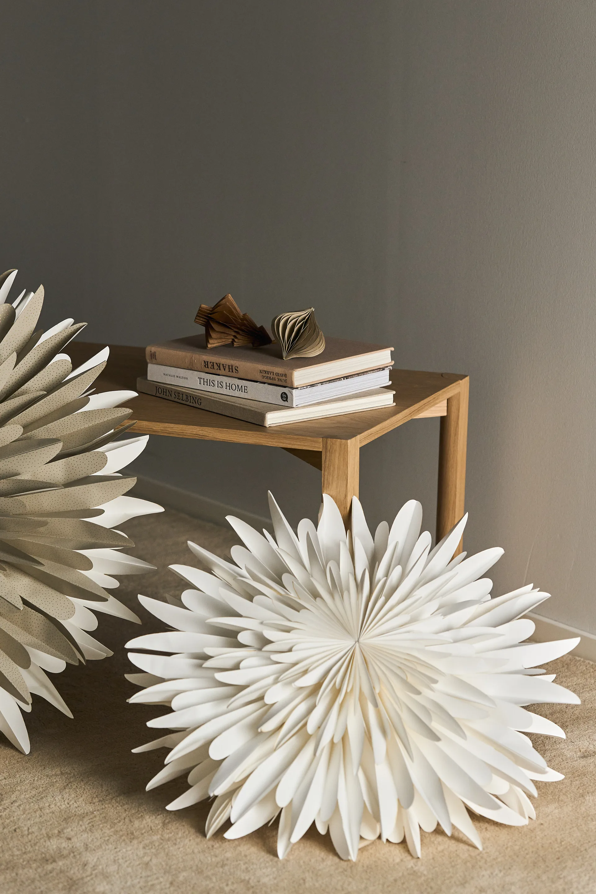 Estrella de Adviento Luna blanco, 60 cm Scandi Living