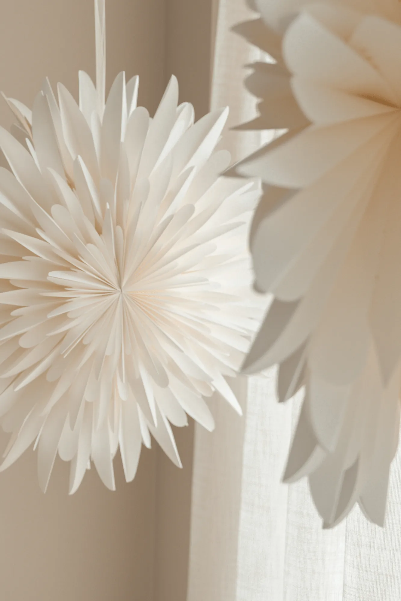Estrella de Adviento Luna blanco, 60 cm Scandi Living