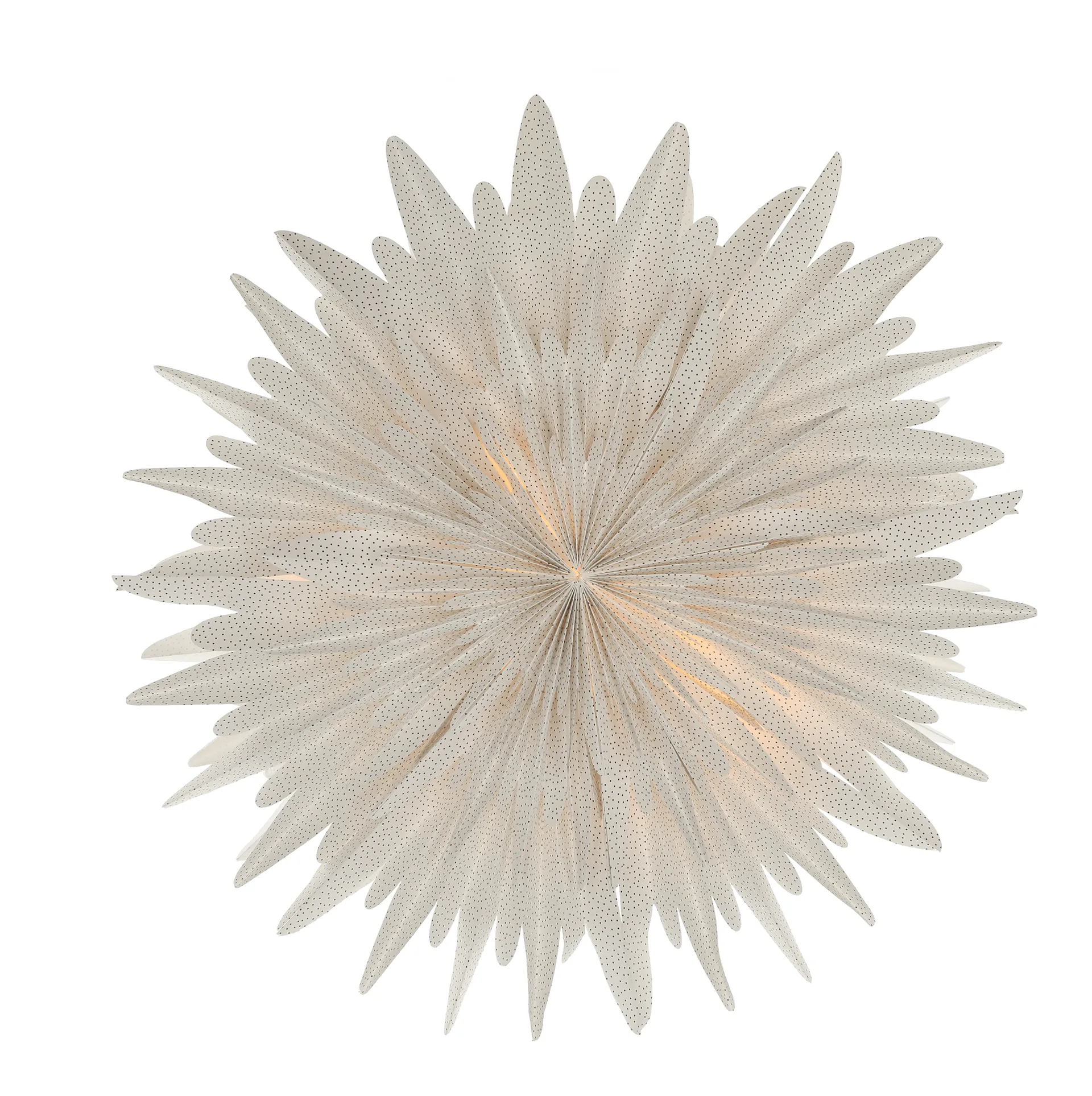 Estrella de Adviento Luna blanco con puntos, Ø80 cm Scandi Living