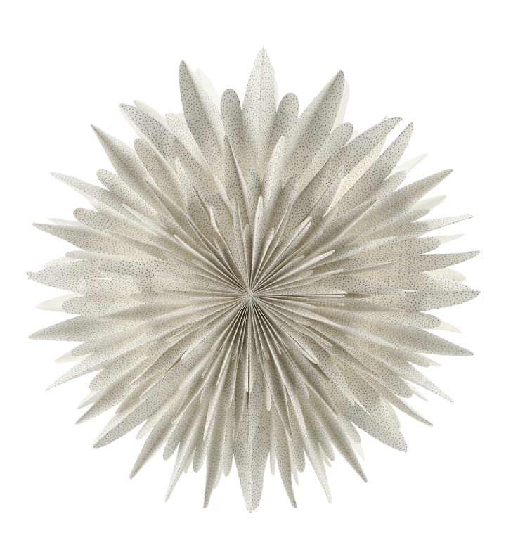 Estrella de Adviento Luna blanco con puntos, 80 cm Scandi Living
