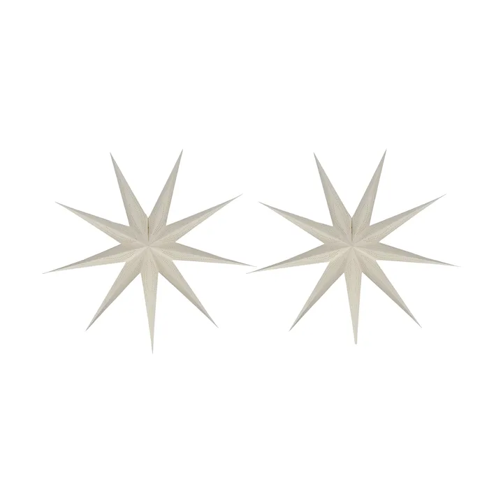 Estrella de Adviento Veil Ø90 cm paquete de 2 - undefined - Scandi Living