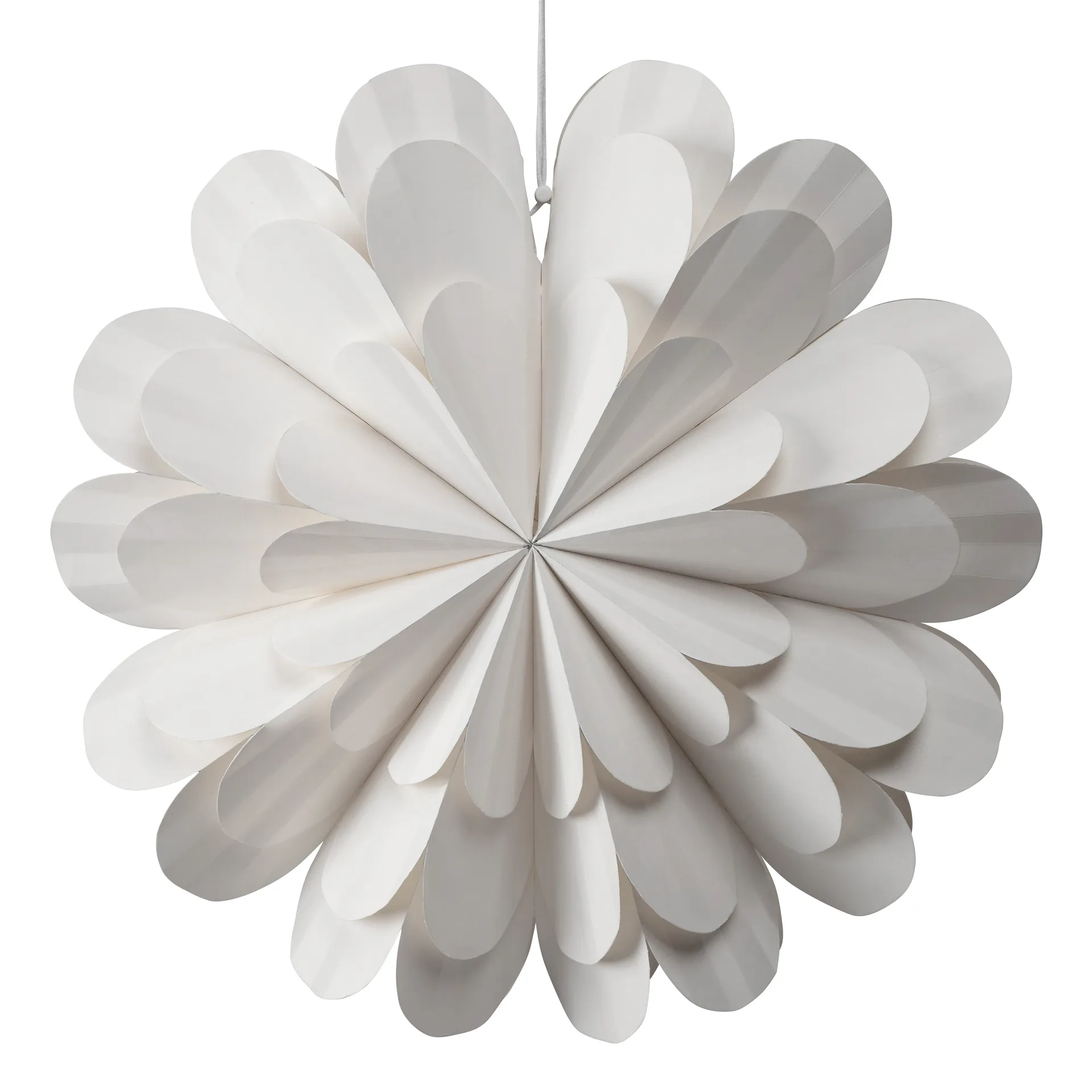 Estrella de navidad Lucia 45 cm, blanco Scandi Living