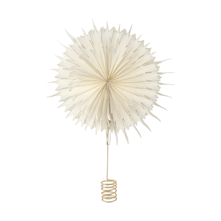 Estrella para árbol Dusk - Blanco, Ø10 cm - Scandi Living