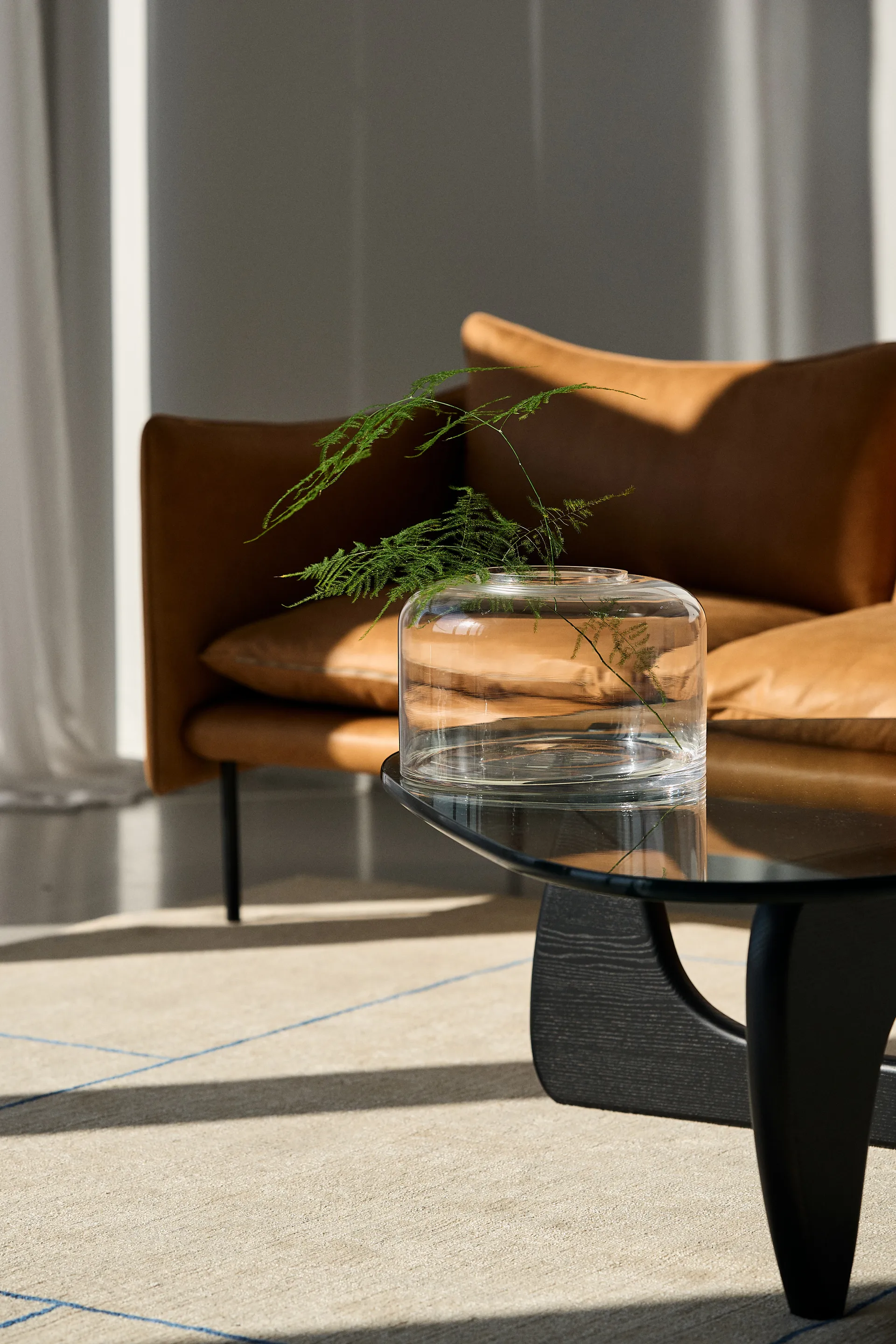 Florero Flourish Ø30x20 cm, Transparente Scandi Living