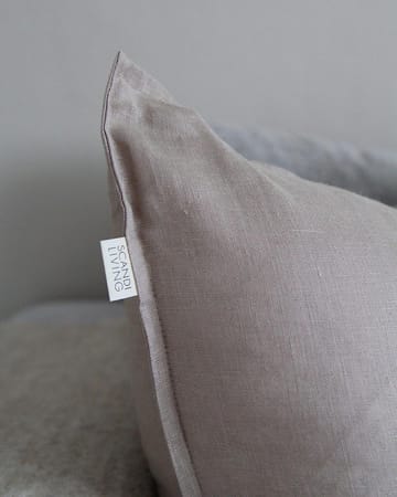 Funda de cojín Calm lino 50x50 cm - Sand  - Scandi Living