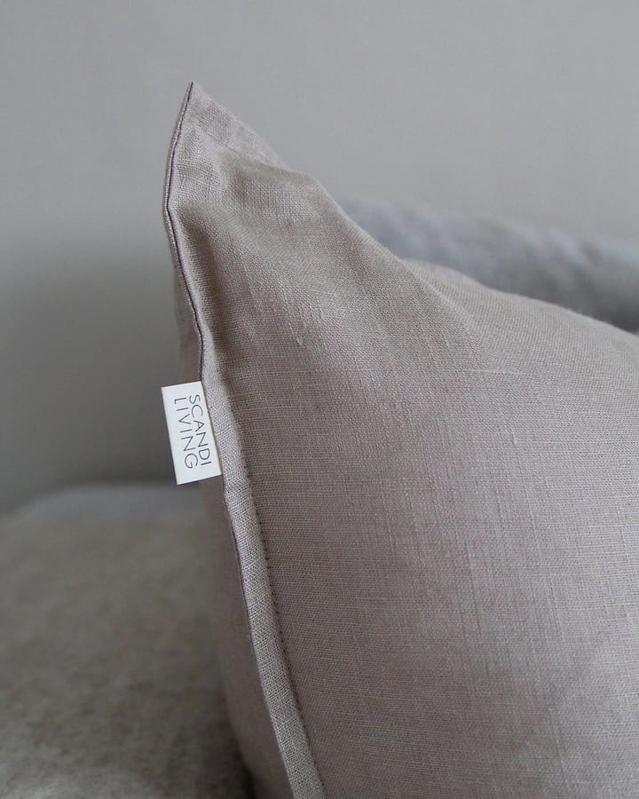 Funda de cojín Calm lino 50x50 cm, Sand  Scandi Living