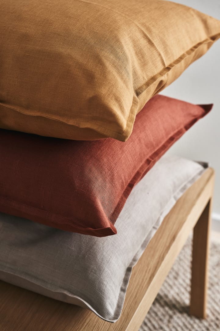 Funda de cojín Calm lino 50x50 cm, Sand  Scandi Living