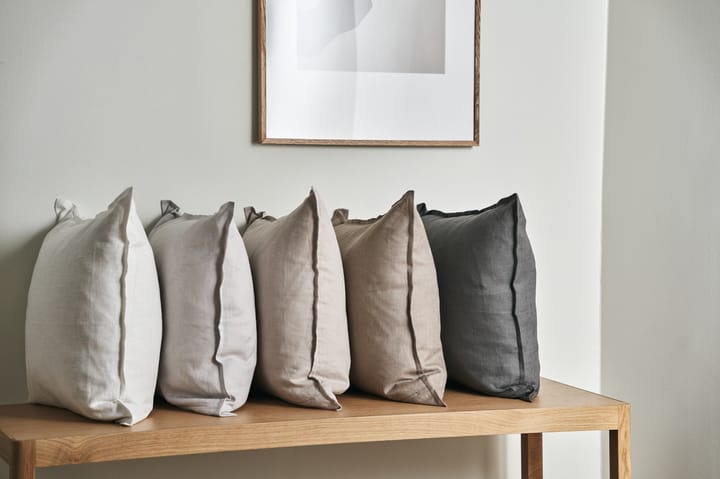 Funda de cojín Calm lino 50x50 cm, Sand  Scandi Living