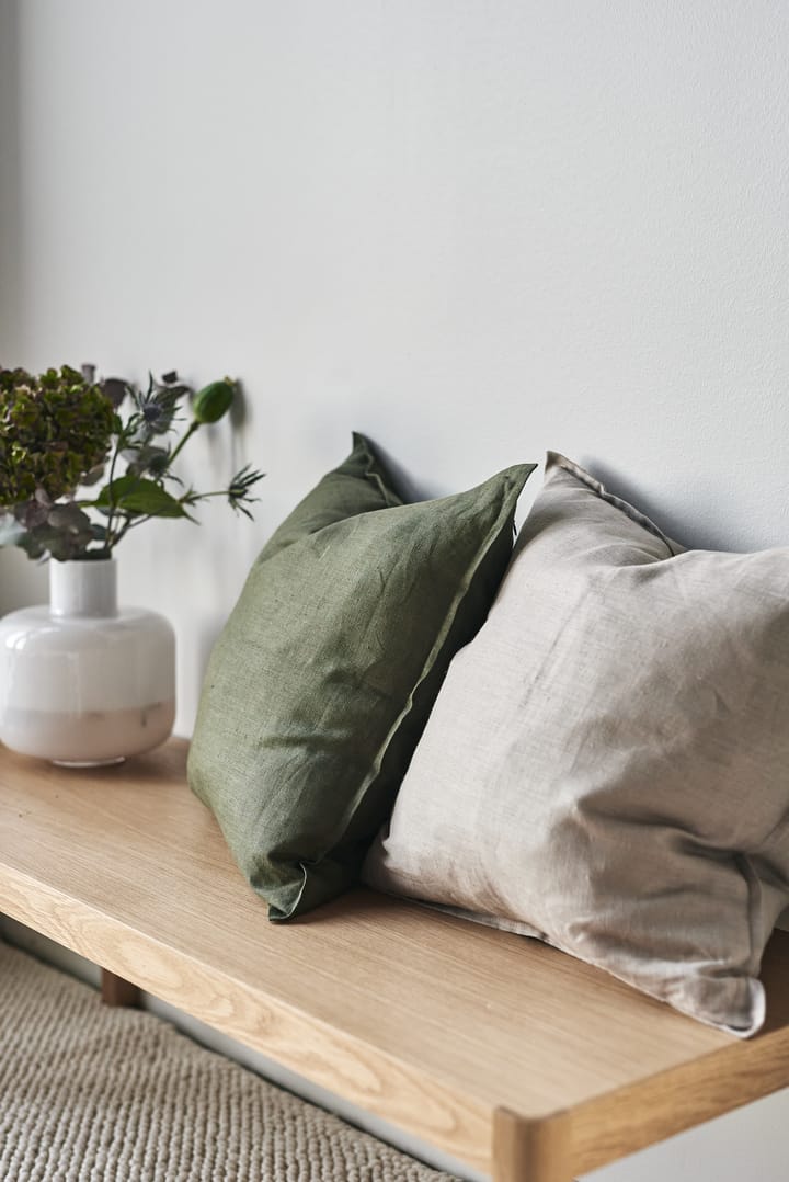 Funda de cojín Calm lino 50x50 cm, Sand  Scandi Living