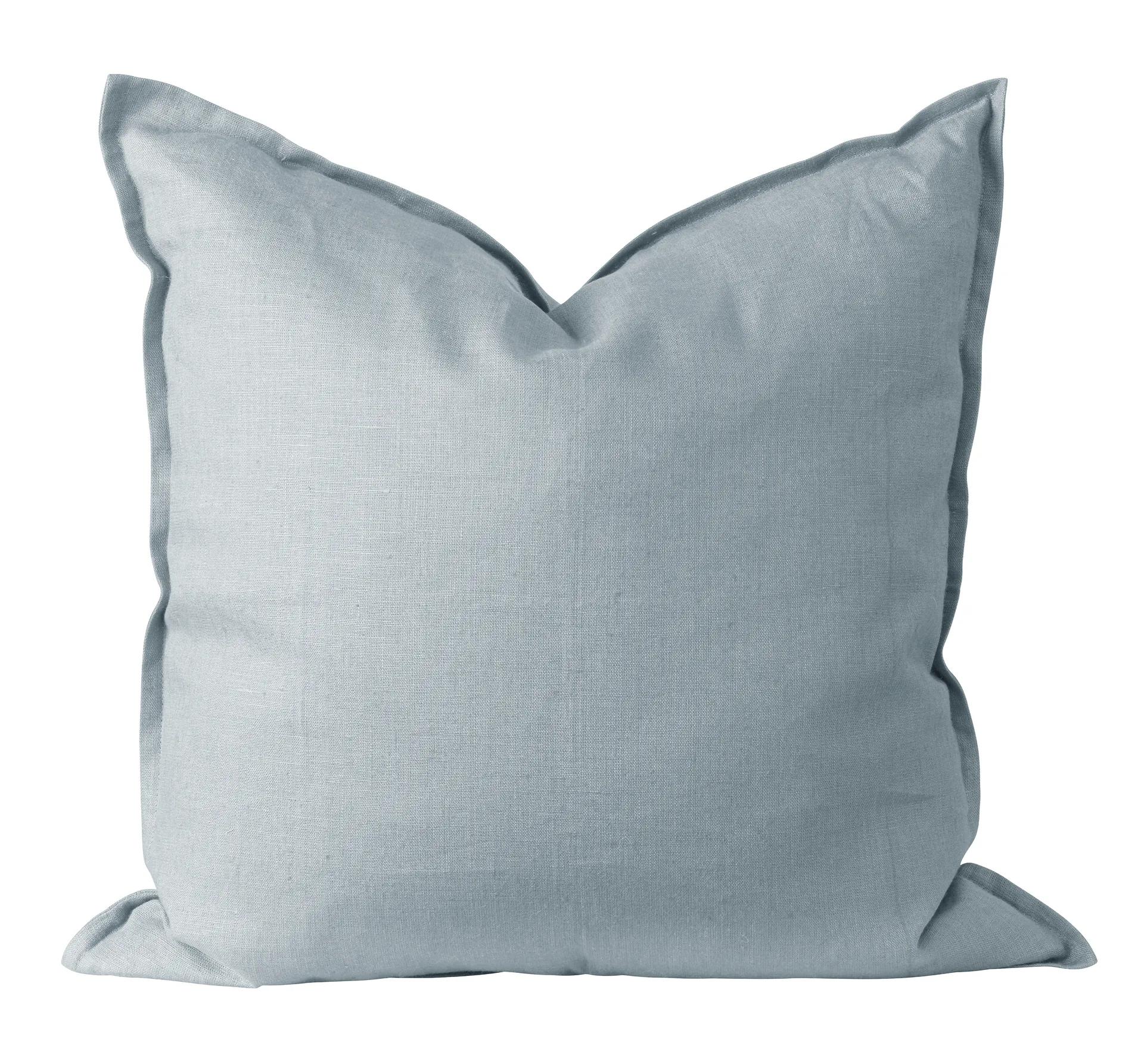 Funda de cojín Calm lino 50x50 cm, Sky Blue Scandi Living