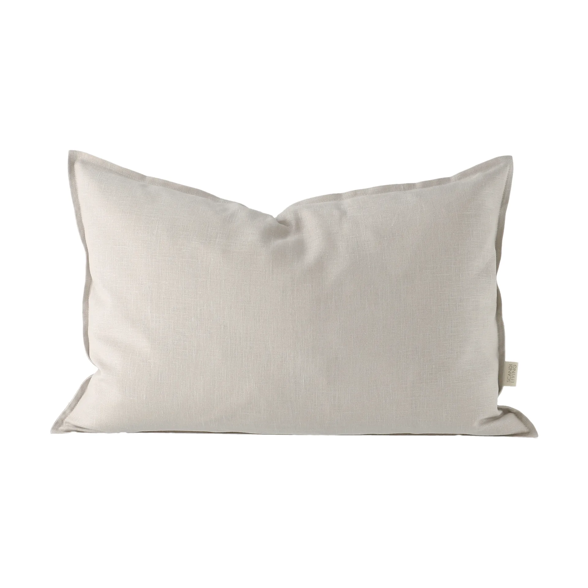 Funda de cojín de lino Calm 40x60 cm, Greige Scandi Living