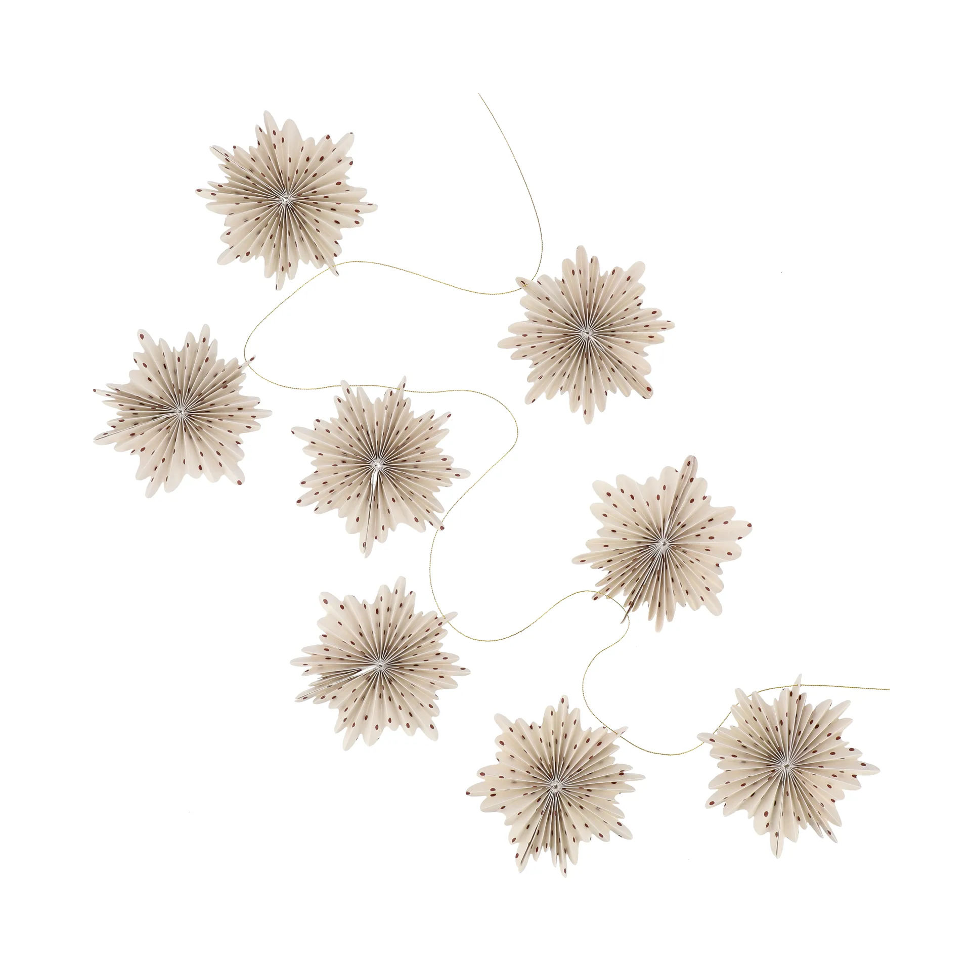 Guirnalda Festive 3 M, Rojo con lunares Scandi Living