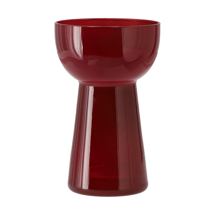 Jarrón para jacintos Petal 14 cm - Rojo - Scandi Living