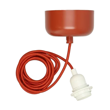 Kit de suspensión de techo incl. cable 250 cm - Rojo - Scandi Living