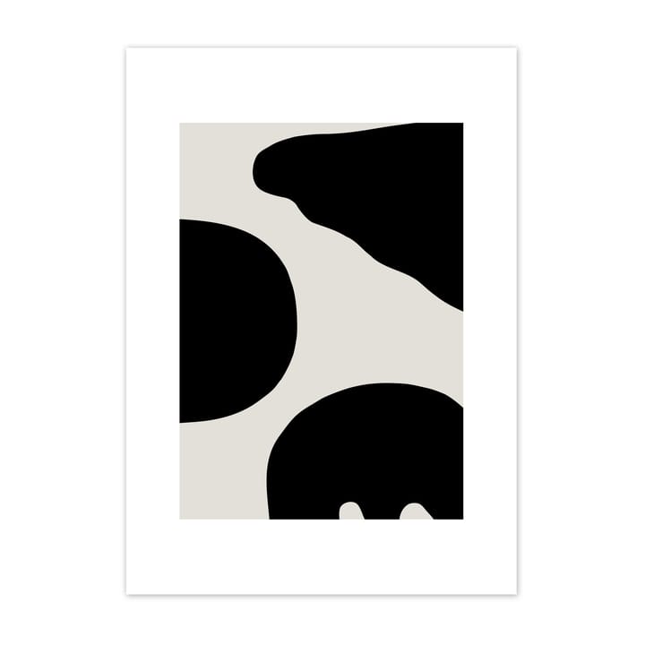 Lámina Contour gris - 30x40 cm - Scandi Living