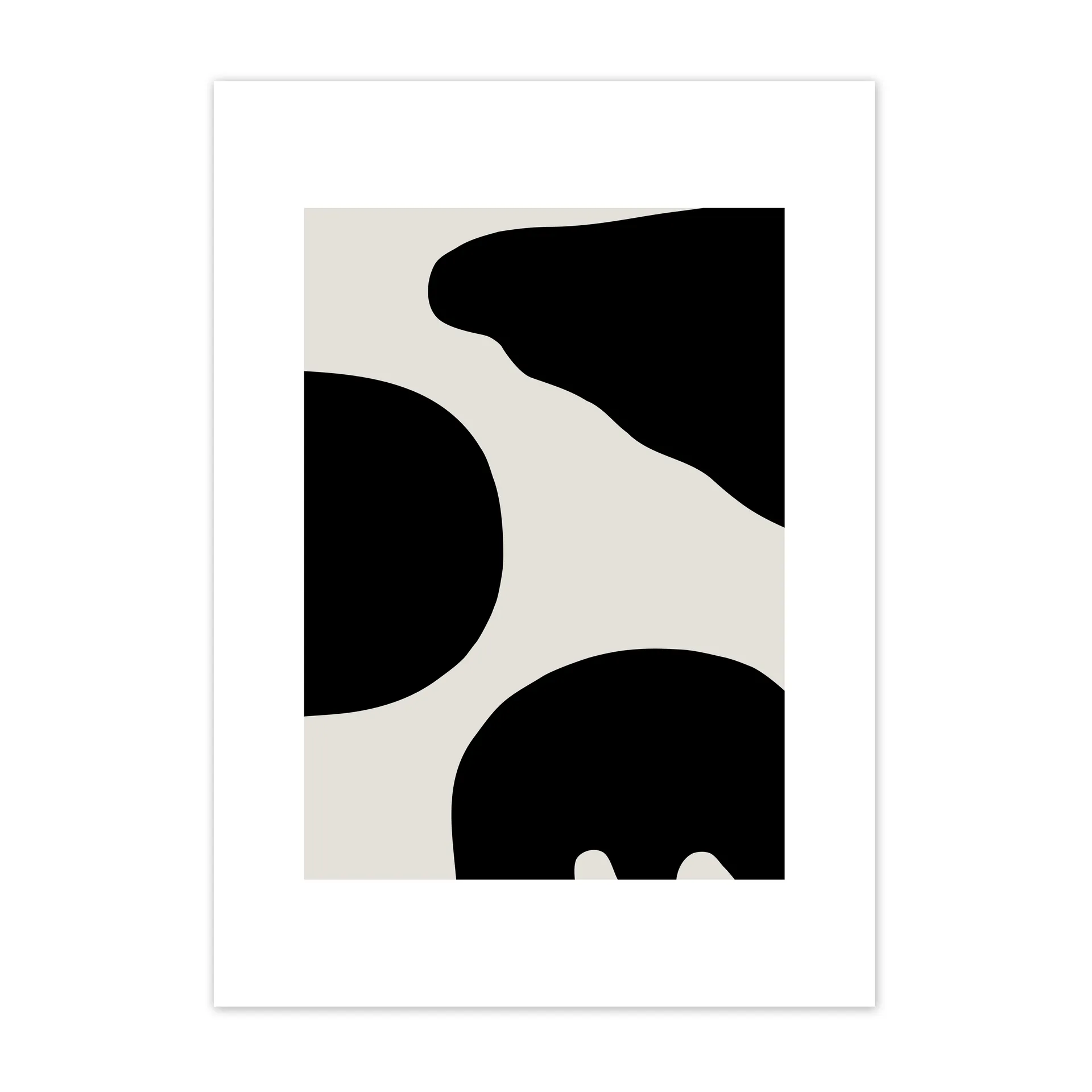 Lámina Contour gris, 50x70 cm Scandi Living