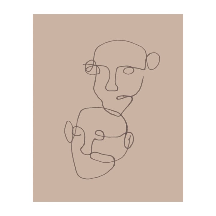 Lámina Figurative beige, 40x50 cm Scandi Living