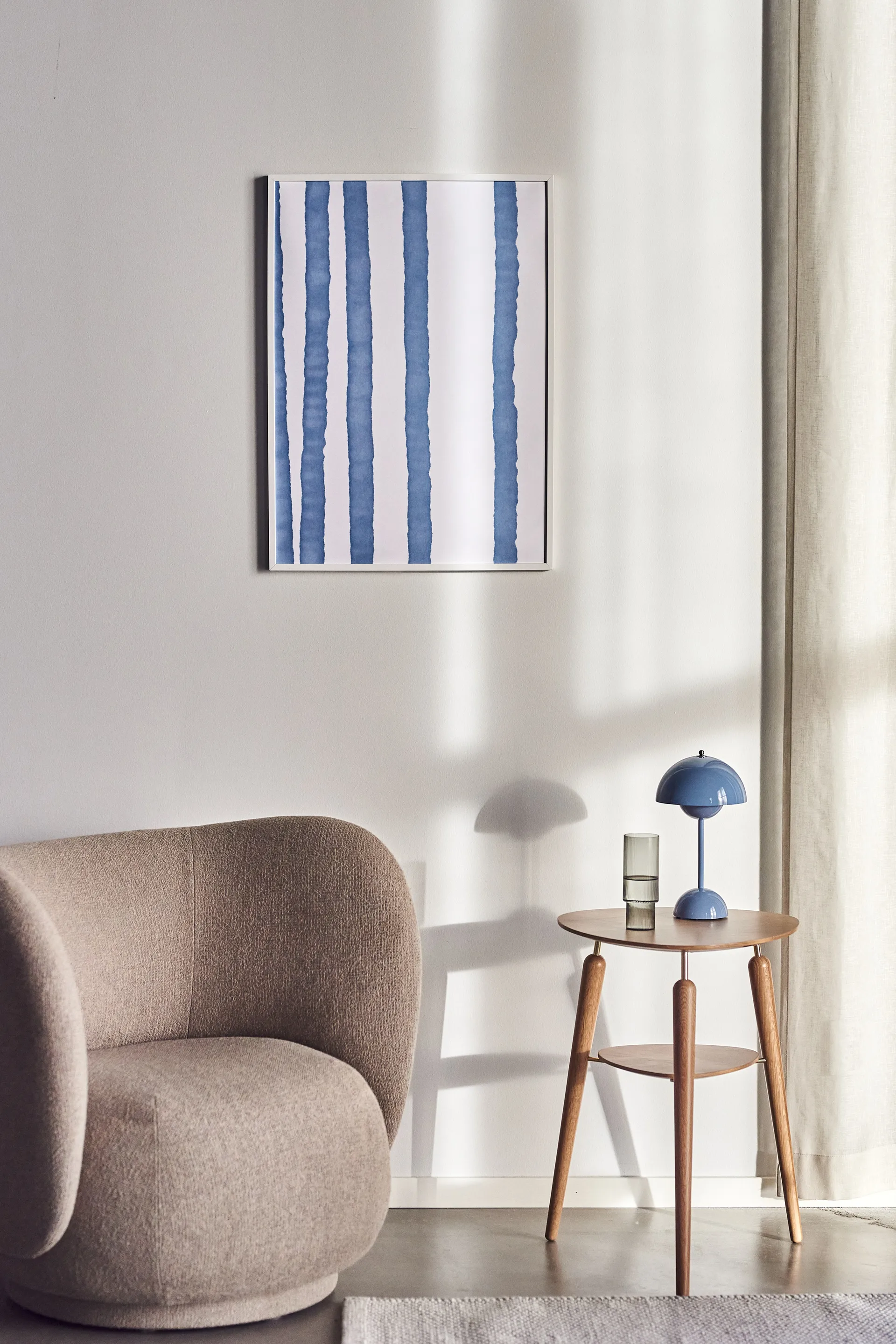 Lámina Lineage azul, 50x70 cm Scandi Living