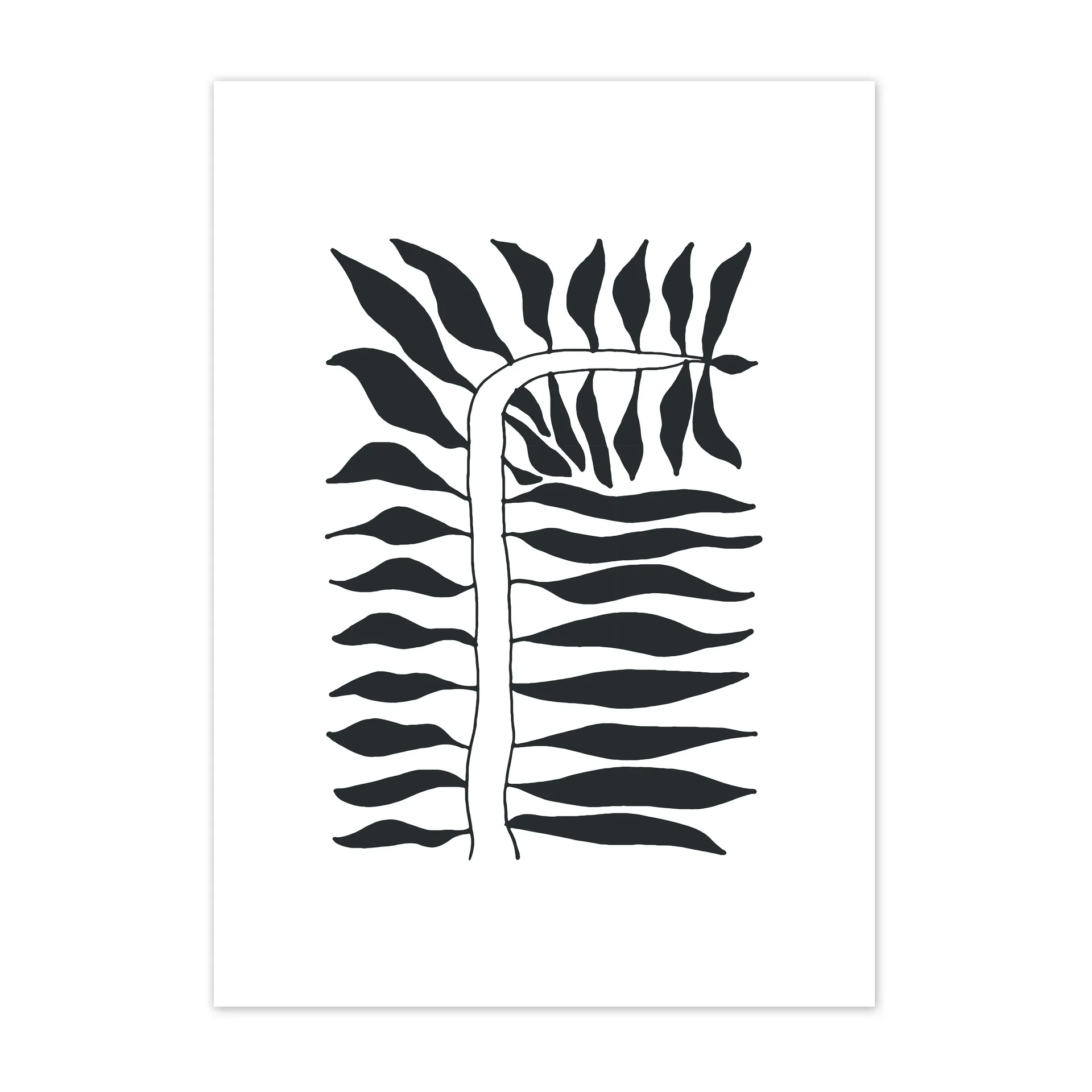 Lámina Seeding negro, 50x70 cm Scandi Living